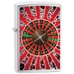 Bricheta metalica rosie de vanzare Zippo editie Roulette Wheel